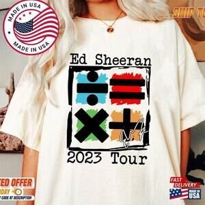 Ed Sheeran Shirt Mathematics America Tour Concert T-Shirt